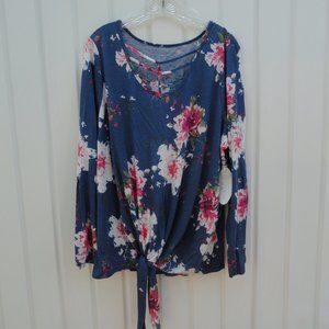 Boutique Plus 2X Floral Shirt NWT MSRP $42 NEW!